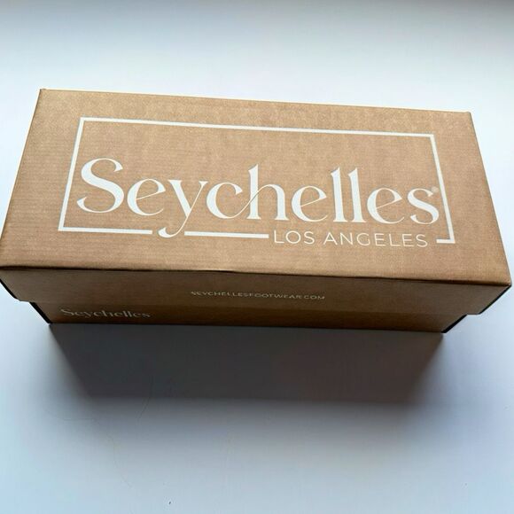 NWT Seychelles “good girl” leather sling back flat in ivory size 6 - Picture 6 of 11